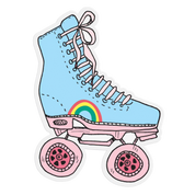 Big Puffy Roller Skate Stickers