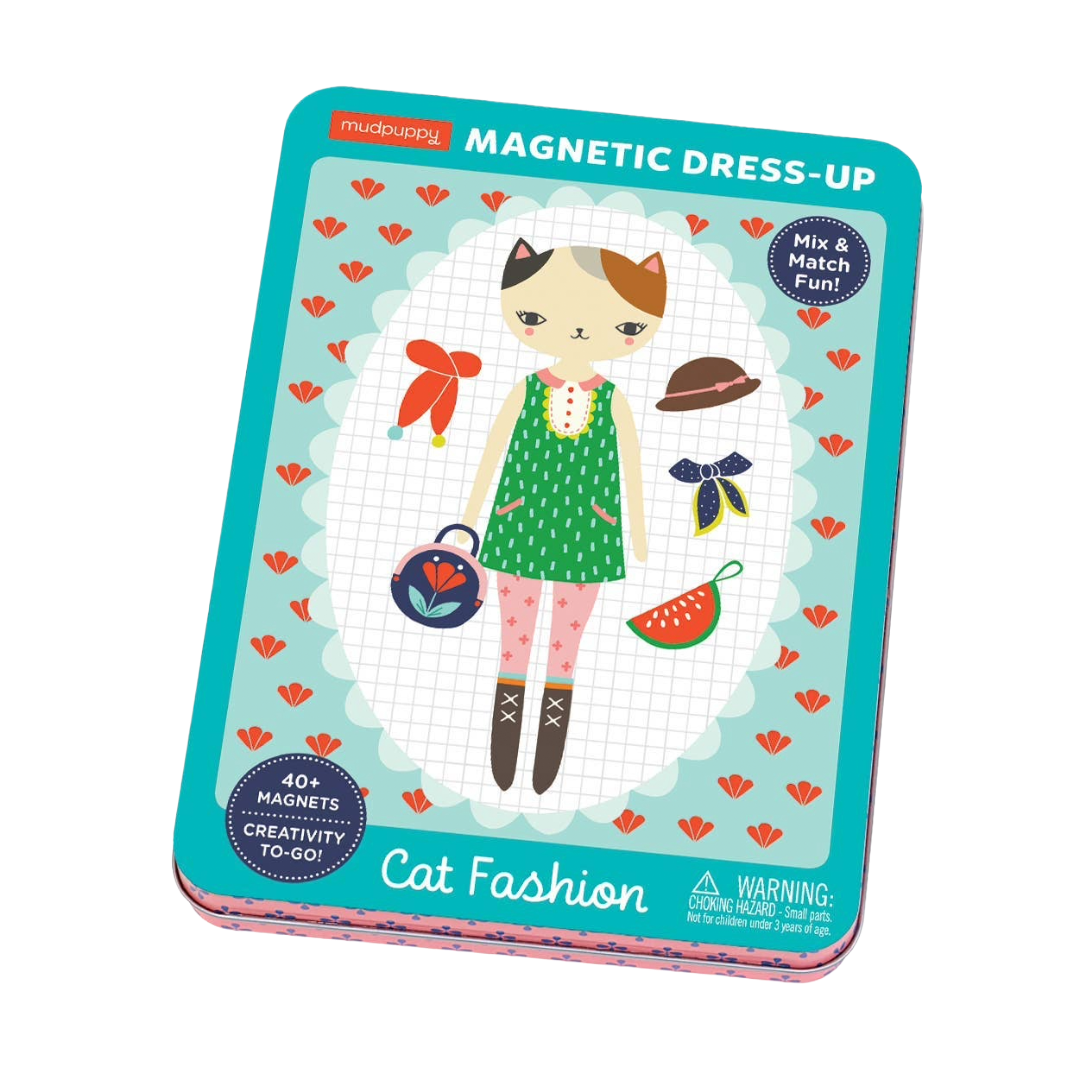 Cat Fashion Magnetic Figures