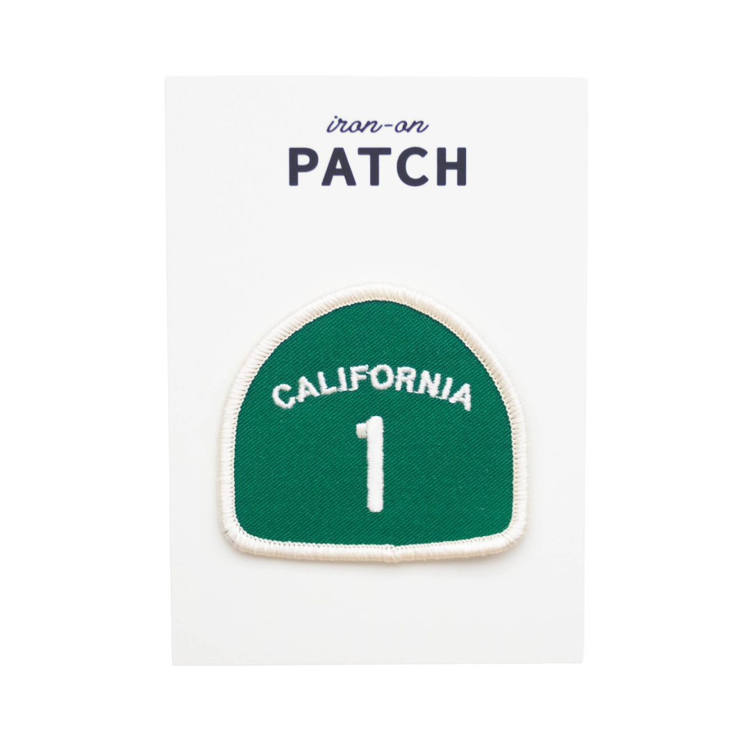 Califonria Pacific Coast Highway 1 Embroidered Iron on Patch