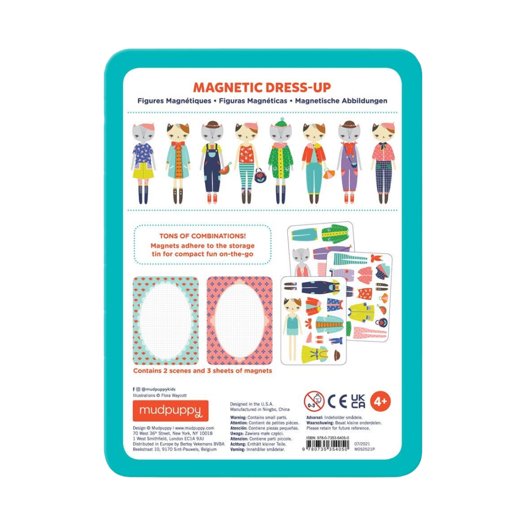 Cat Fashion Magnetic Figures