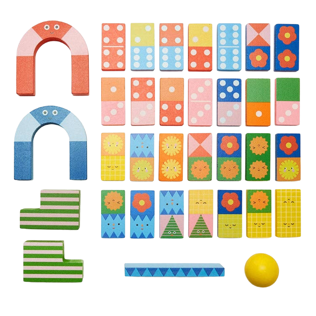 Topple Twist Dominoes