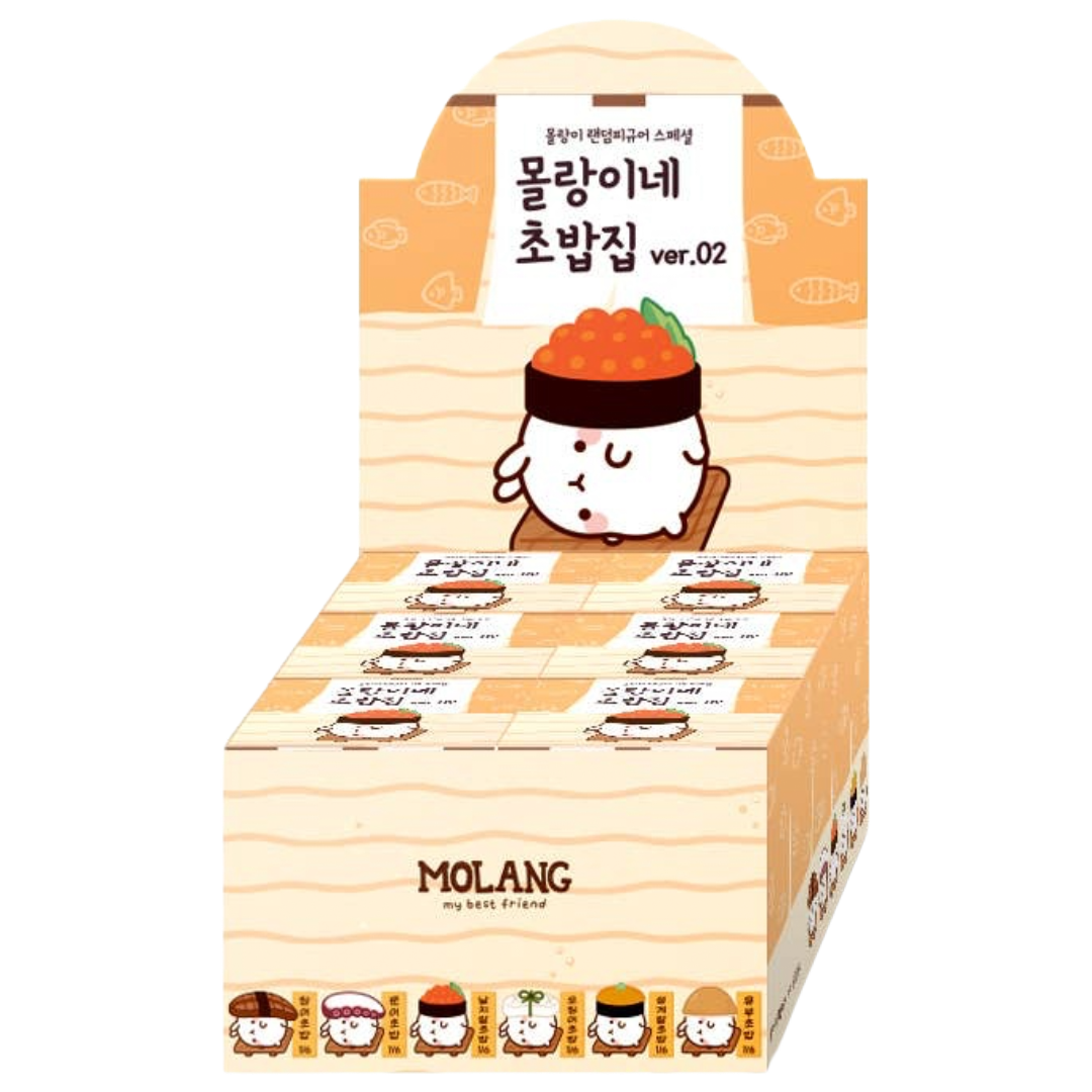 Molang's Sushi Shop Random Figure Deco Toy - Limited
