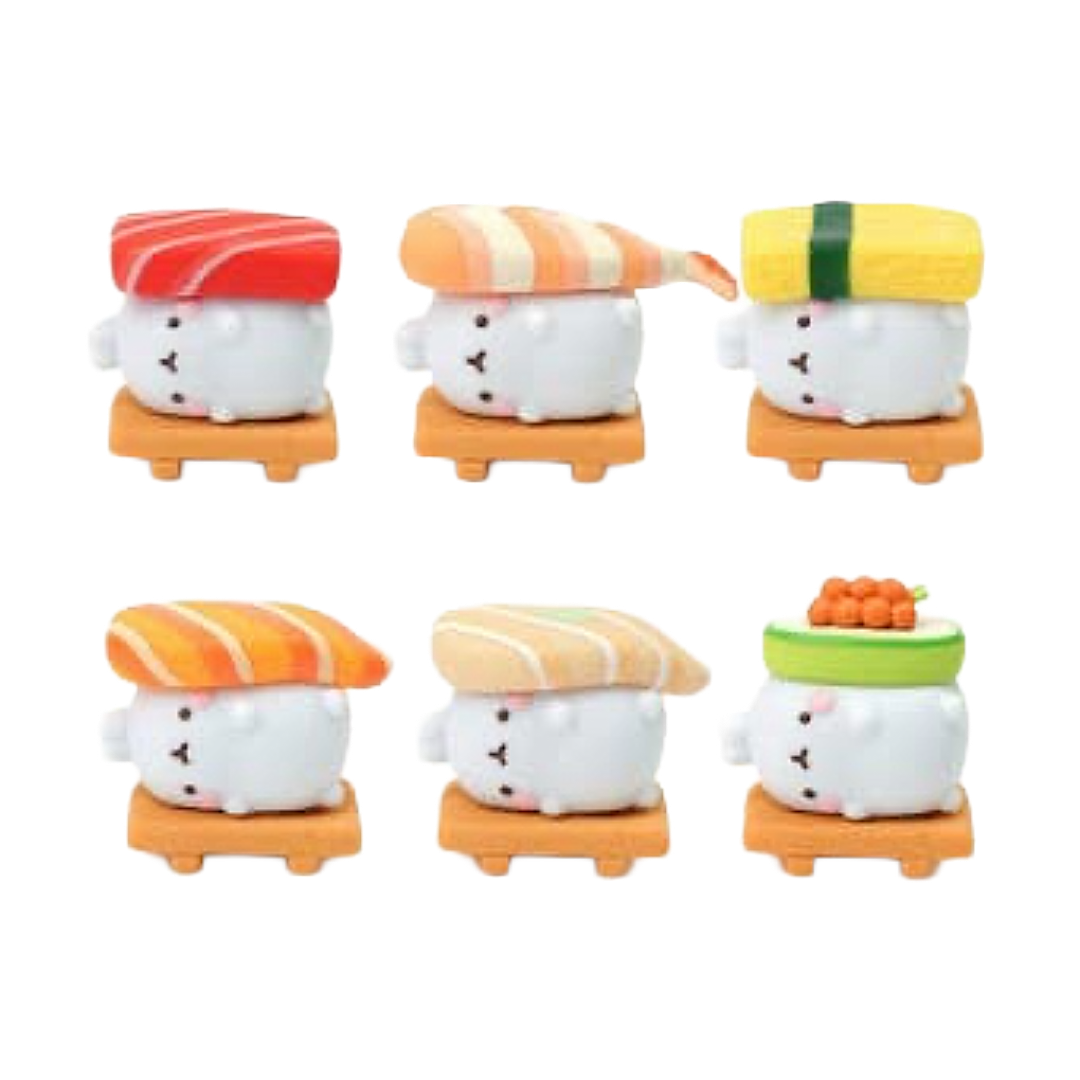 Molang's Sushi Shop Random Figure Deco Toy - Limited