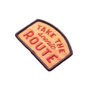 Take the Scenic Route Embroidered Iron on Patch