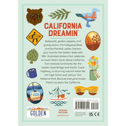 I Love California Sticker Book