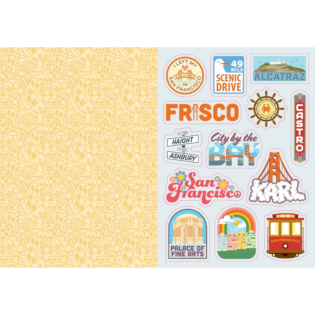 I Love California Sticker Book