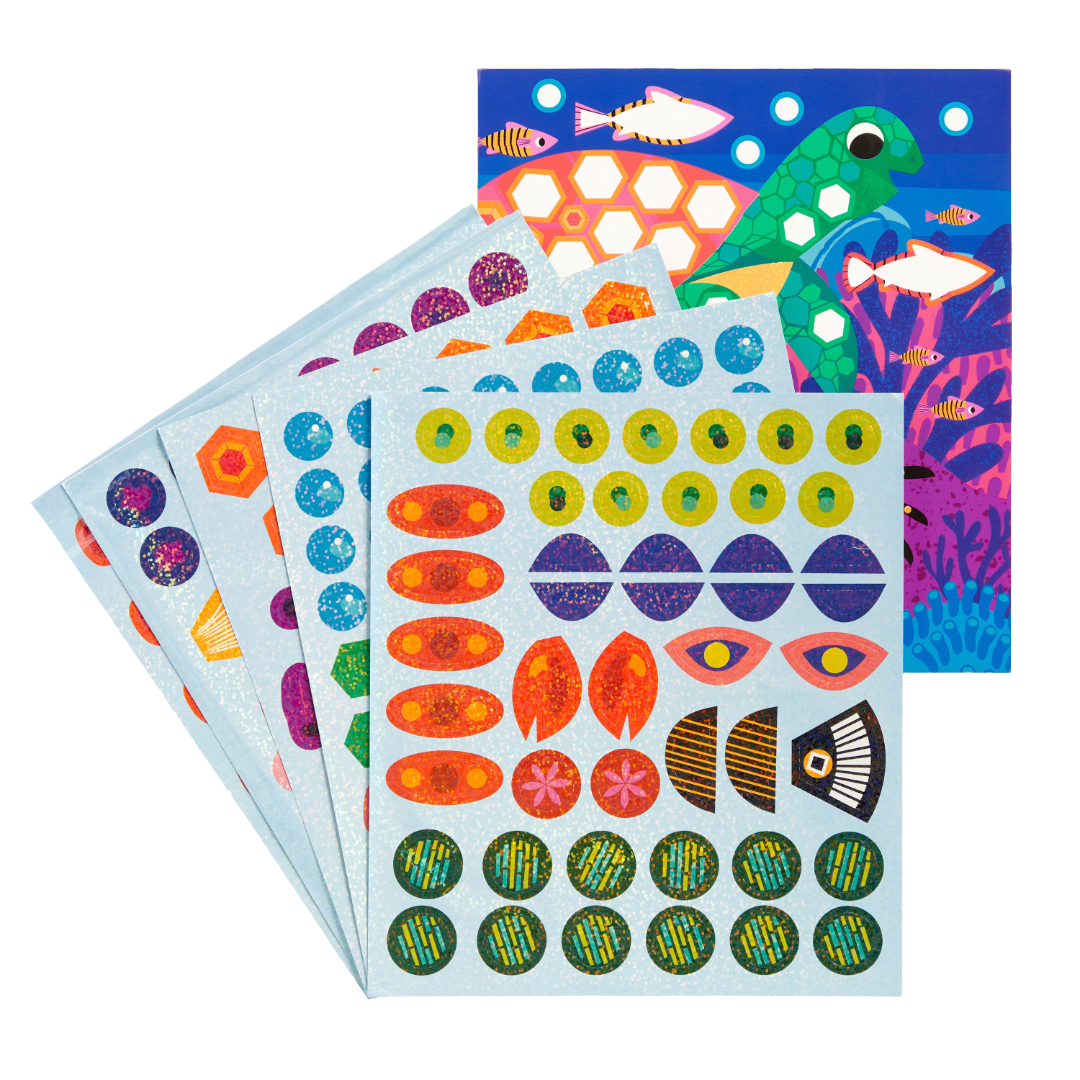 Ocean Life Sticker Sparkle Poster Activity Kit