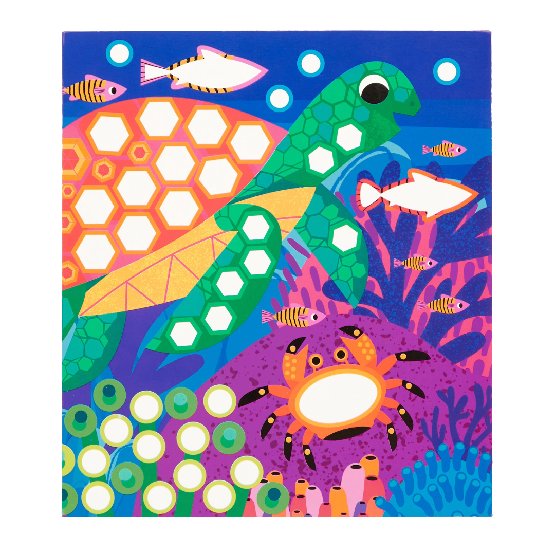 Ocean Life Sticker Sparkle Poster Activity Kit