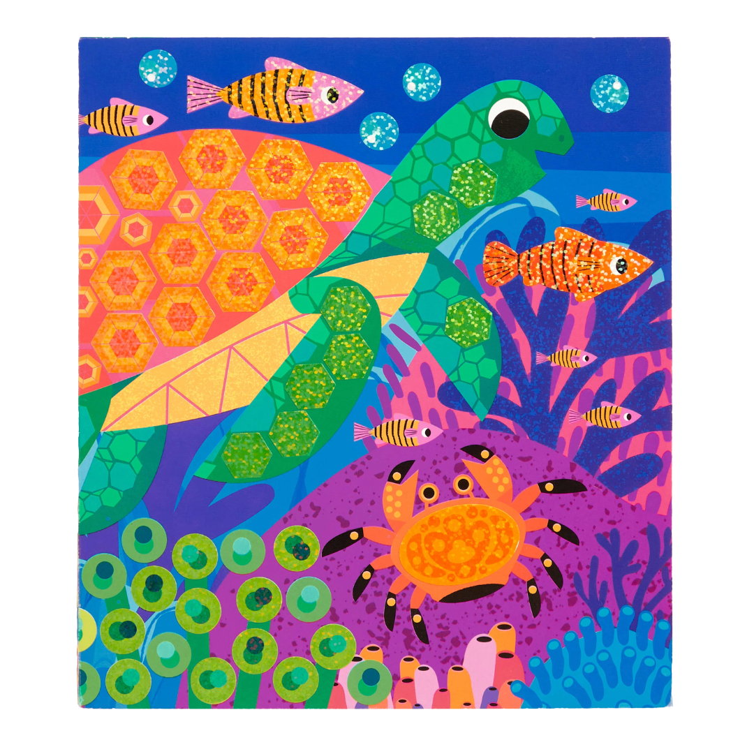 Ocean Life Sticker Sparkle Poster Activity Kit