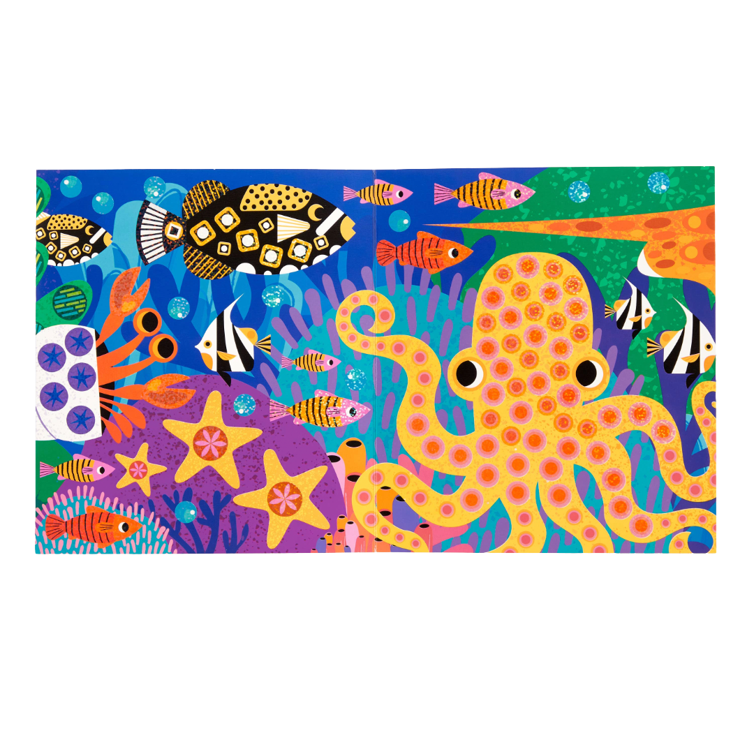 Ocean Life Sticker Sparkle Poster Activity Kit