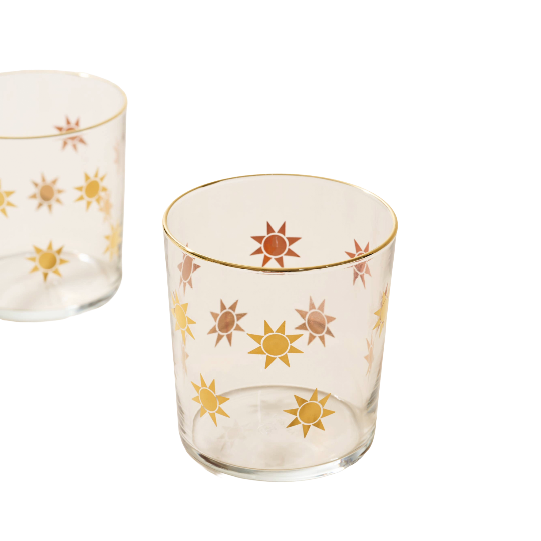 Sunny Days 12.5 Ounce Glass Tumbler