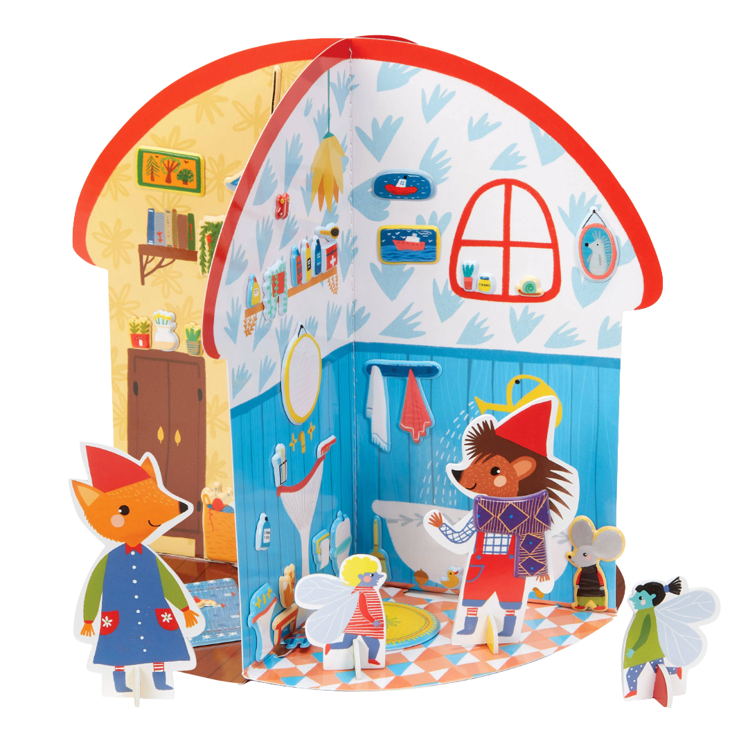 Puffy Sticker 3D Playhouse Mushroom Cottage