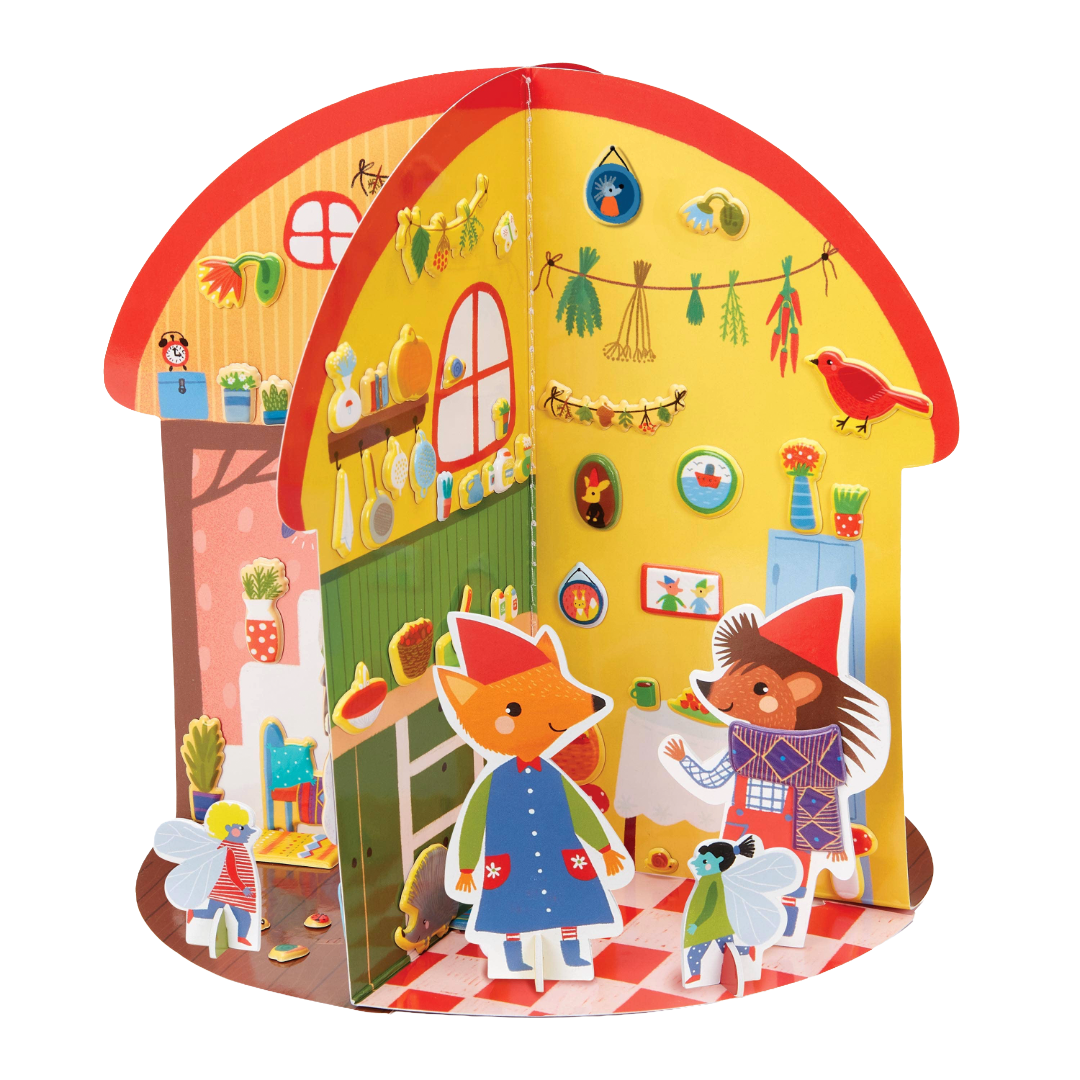 Puffy Sticker 3D Playhouse Mushroom Cottage