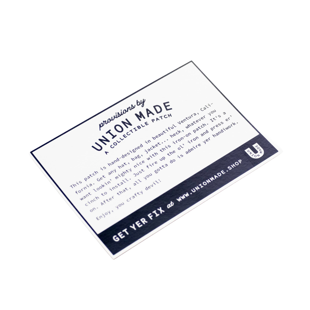 Take the Scenic Route Embroidered Iron on Patch