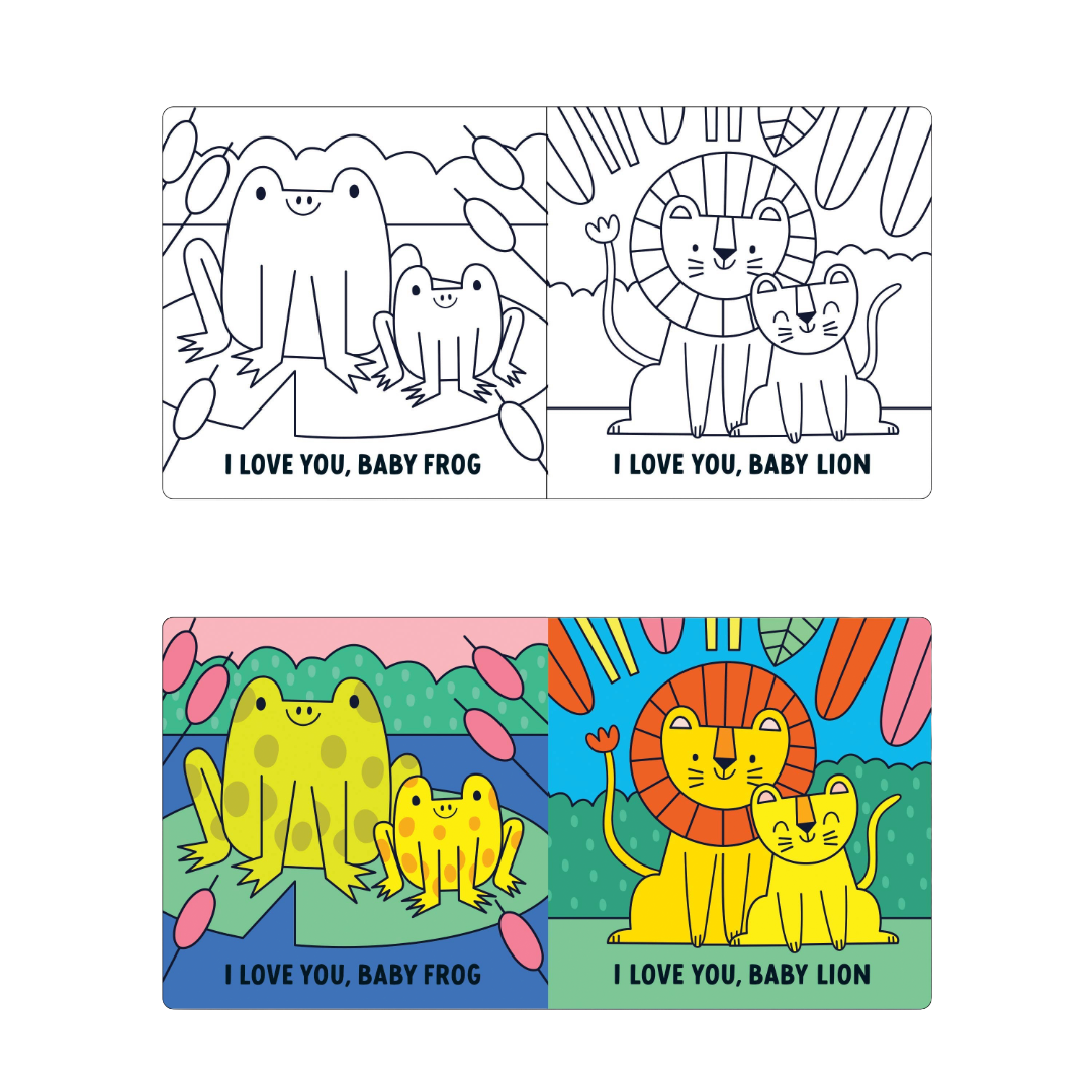 I Love You, Baby Color Magic Bath Book