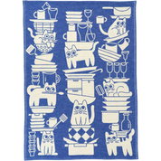 Kitchen Cats Cotton Tea Towel