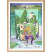 The Painter's Studio | Art Print| Karlotta Freier A3 Poster