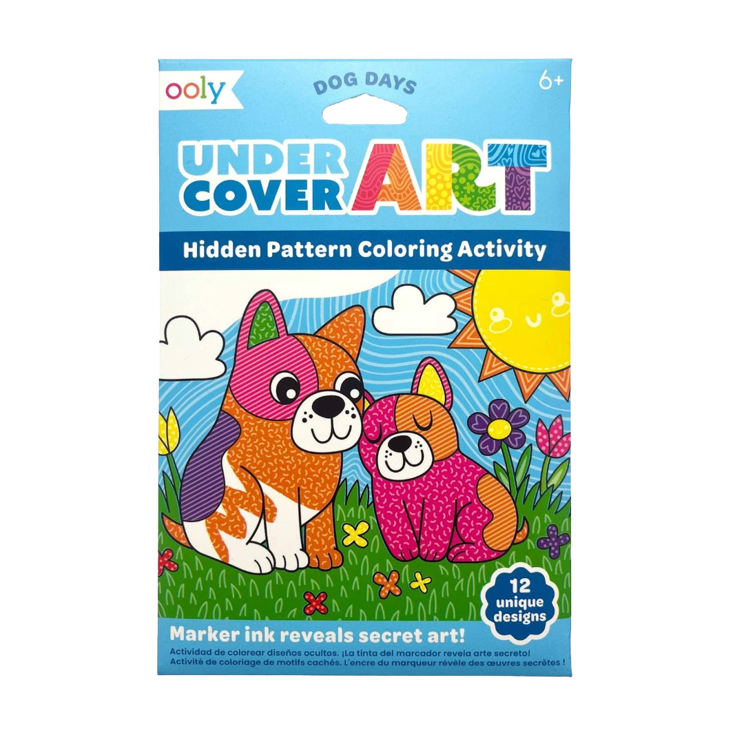 Dog Days - Undercover Art Hidden Patterns Coloring Activity