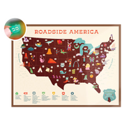 Roadside America print with Stickers - 18" x 24"