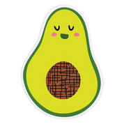 Big Puffy Avocado Stickers