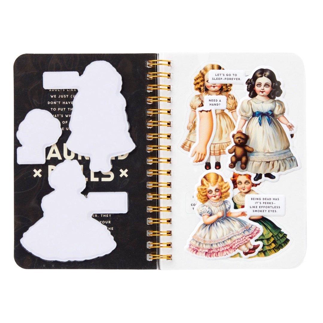 Haunted Dolls Sticker Book