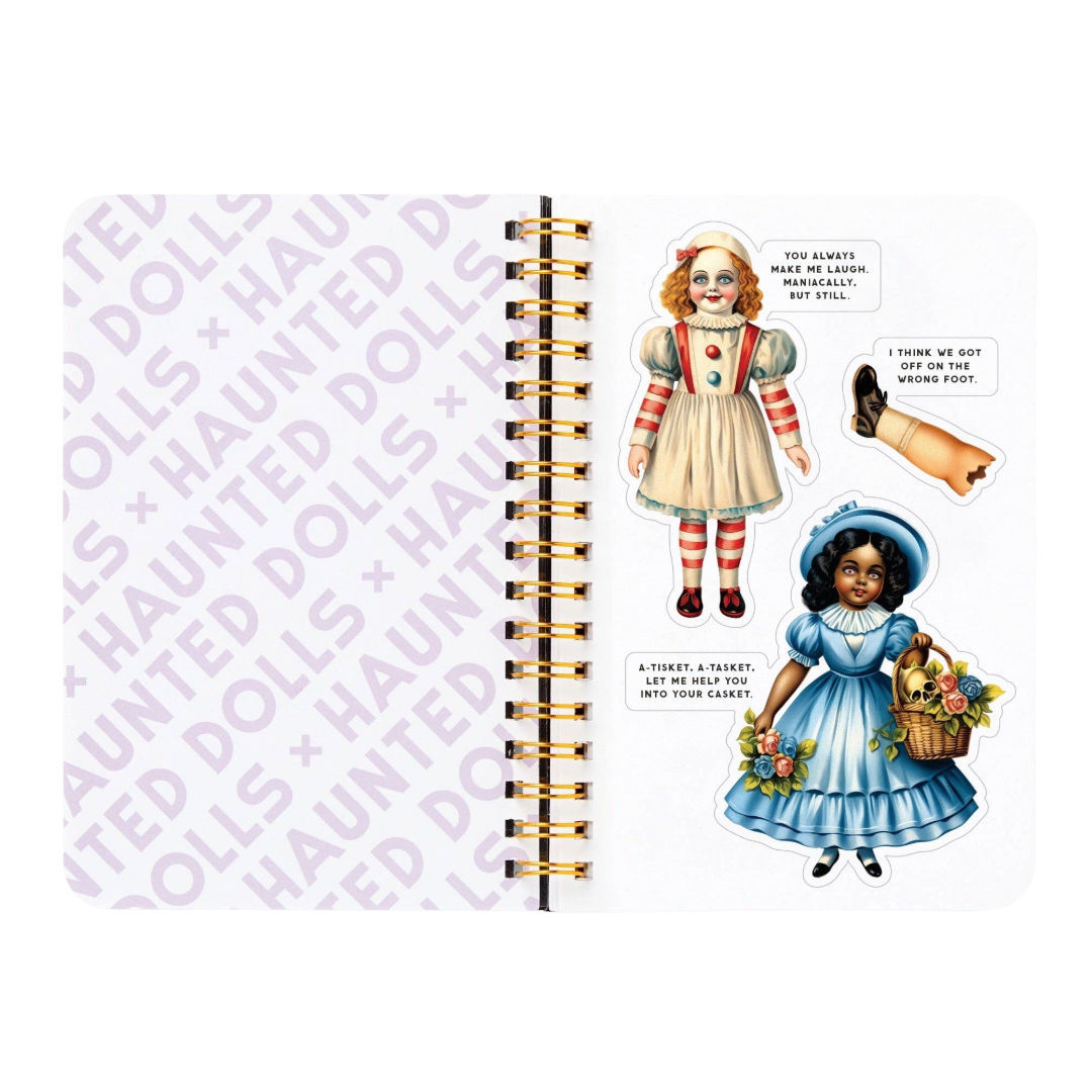 Haunted Dolls Sticker Book