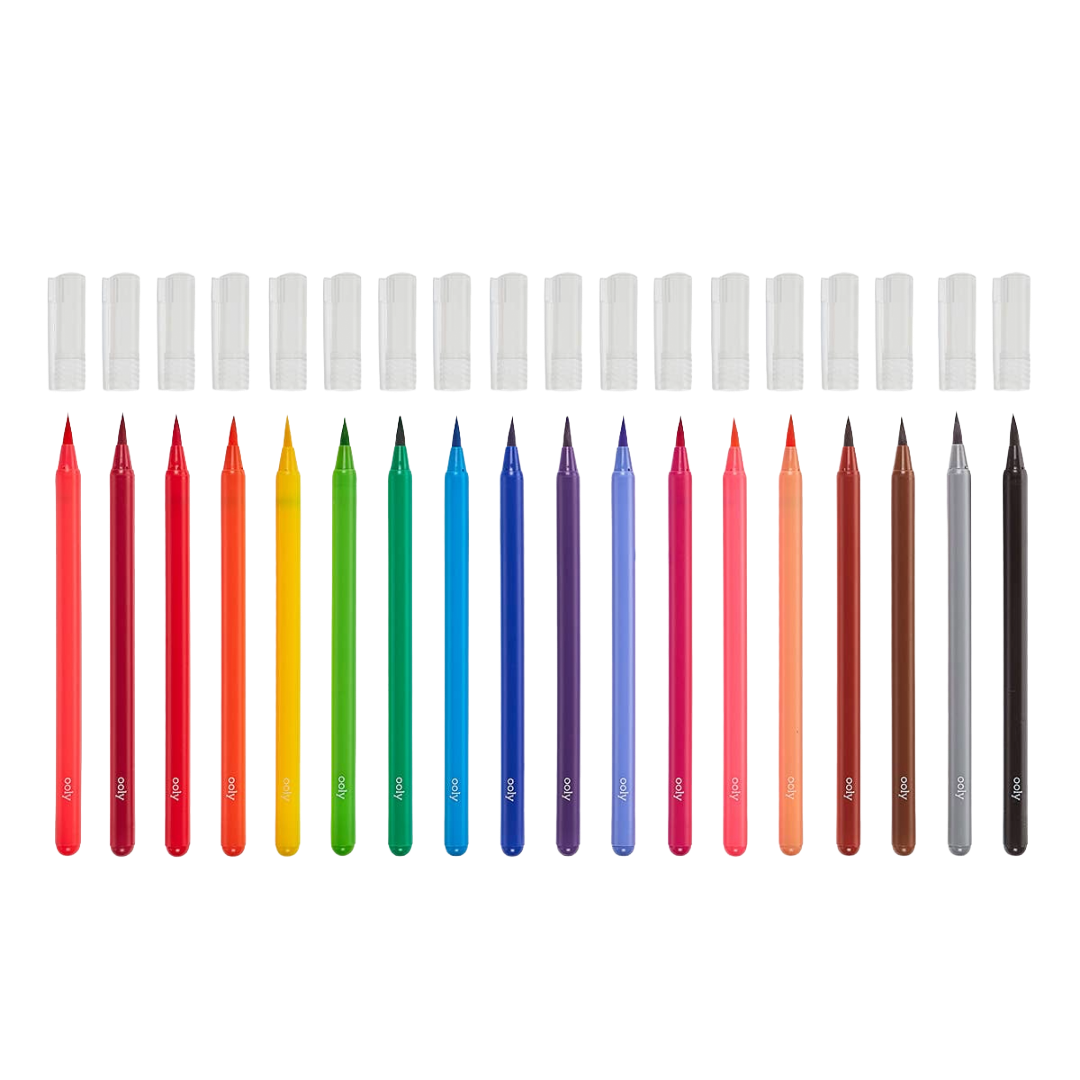 Chroma Blends Watercolor Brush Markers - Set of 18