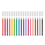 Chroma Blends Watercolor Brush Markers - Set of 18