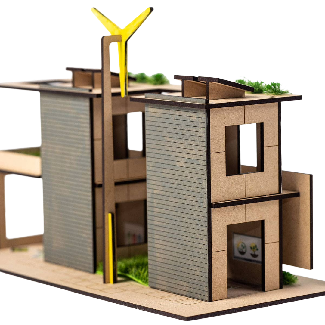ECO-HOUSE Architectural Model Building Kit