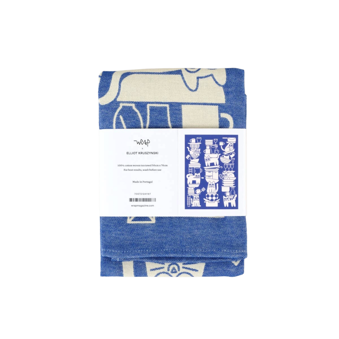 Kitchen Cats Cotton Tea Towel