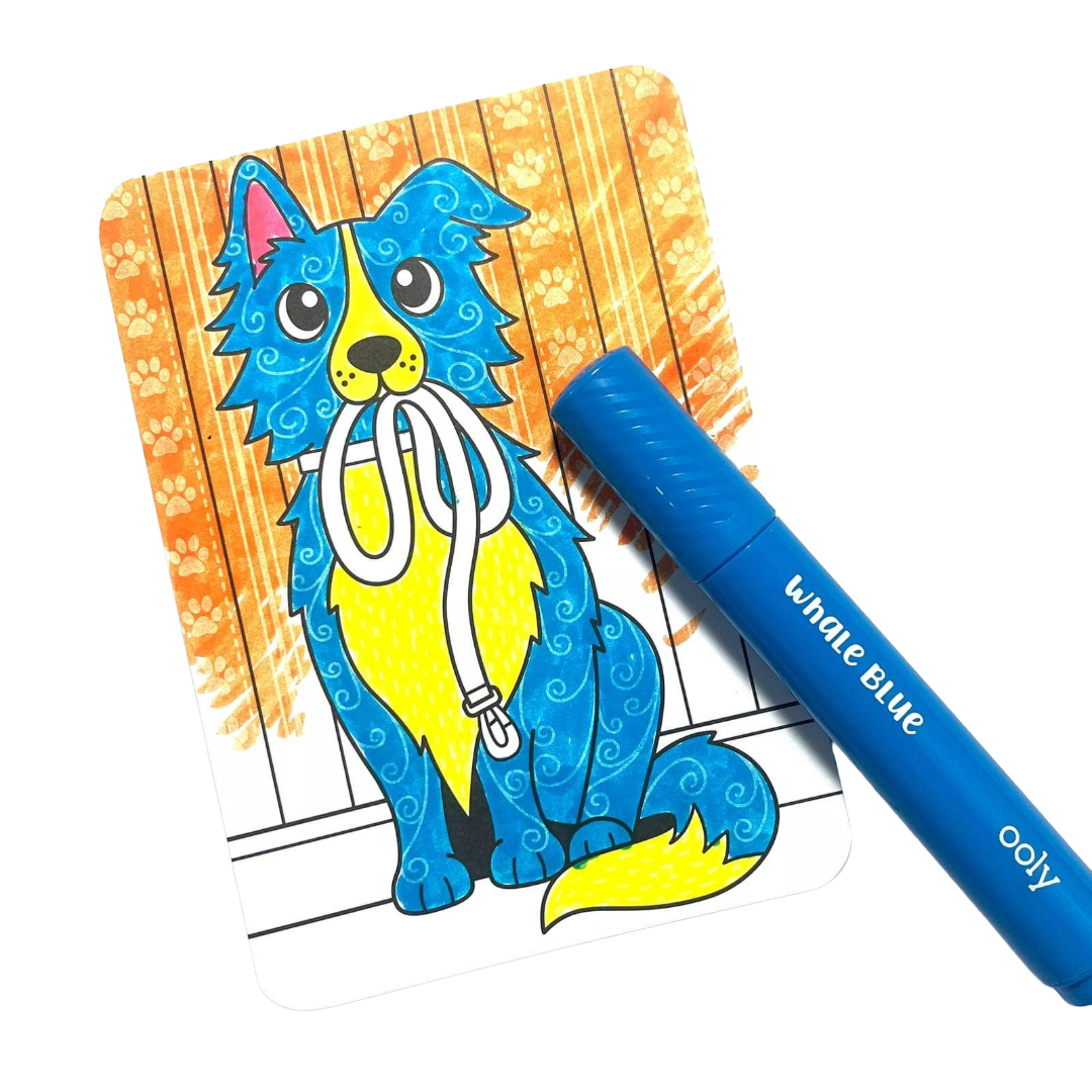 Dog Days - Undercover Art Hidden Patterns Coloring Activity