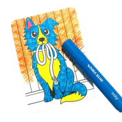 Dog Days - Undercover Art Hidden Patterns Coloring Activity