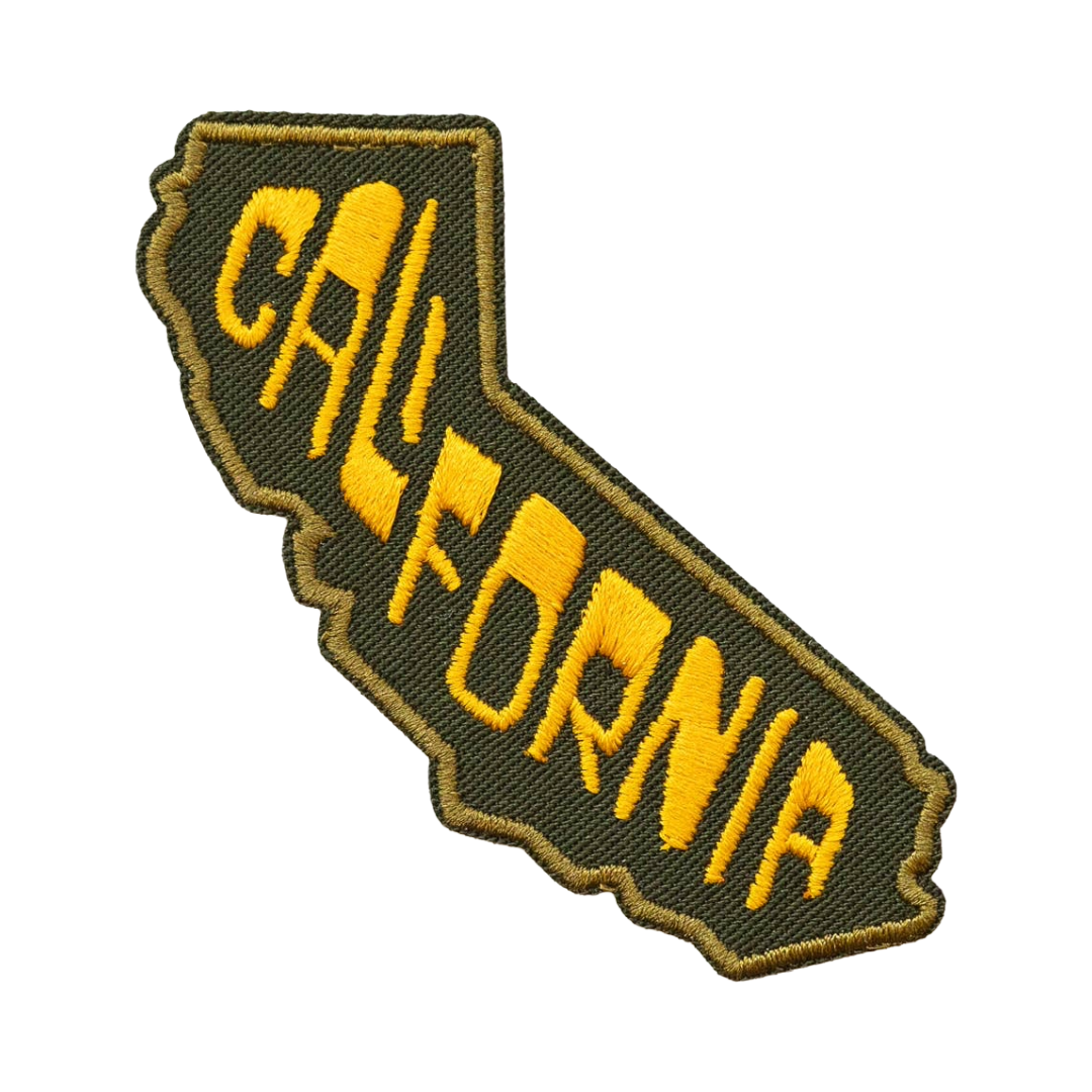 California State Embroidered Iron on Patch