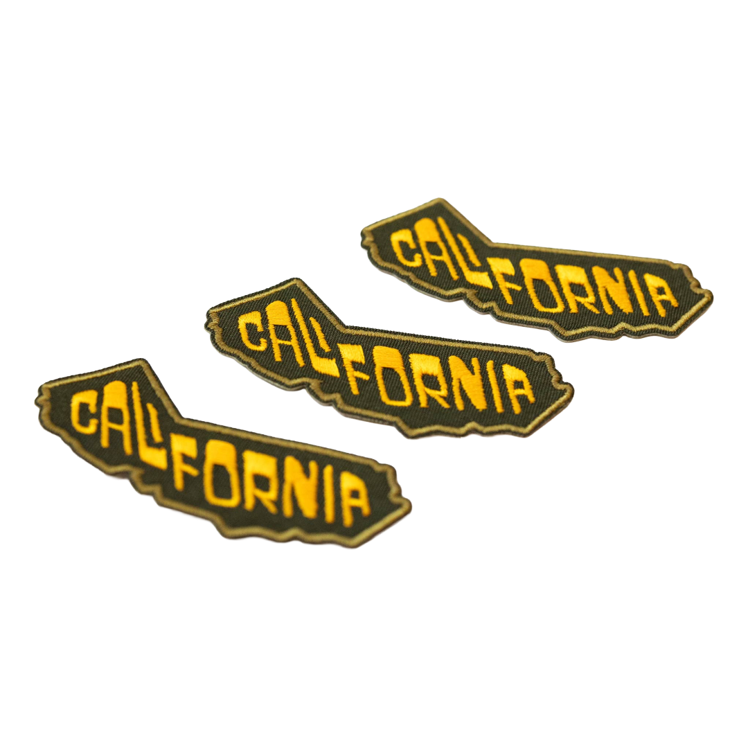 California State Embroidered Iron on Patch
