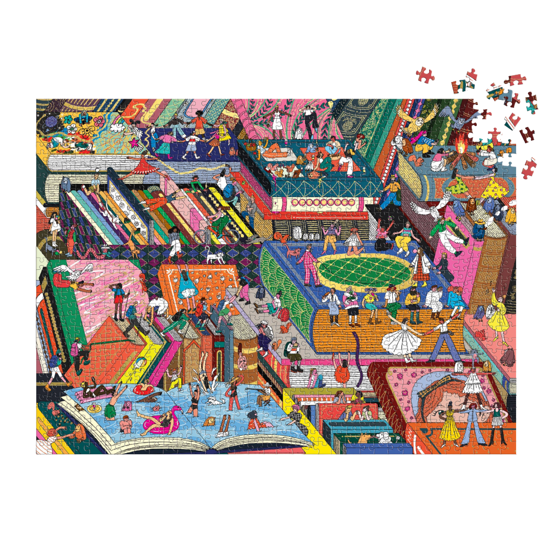 Novel Neighborhood | 1000 Piece Foil Puzzle
