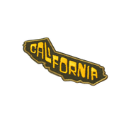 California State Embroidered Iron on Patch