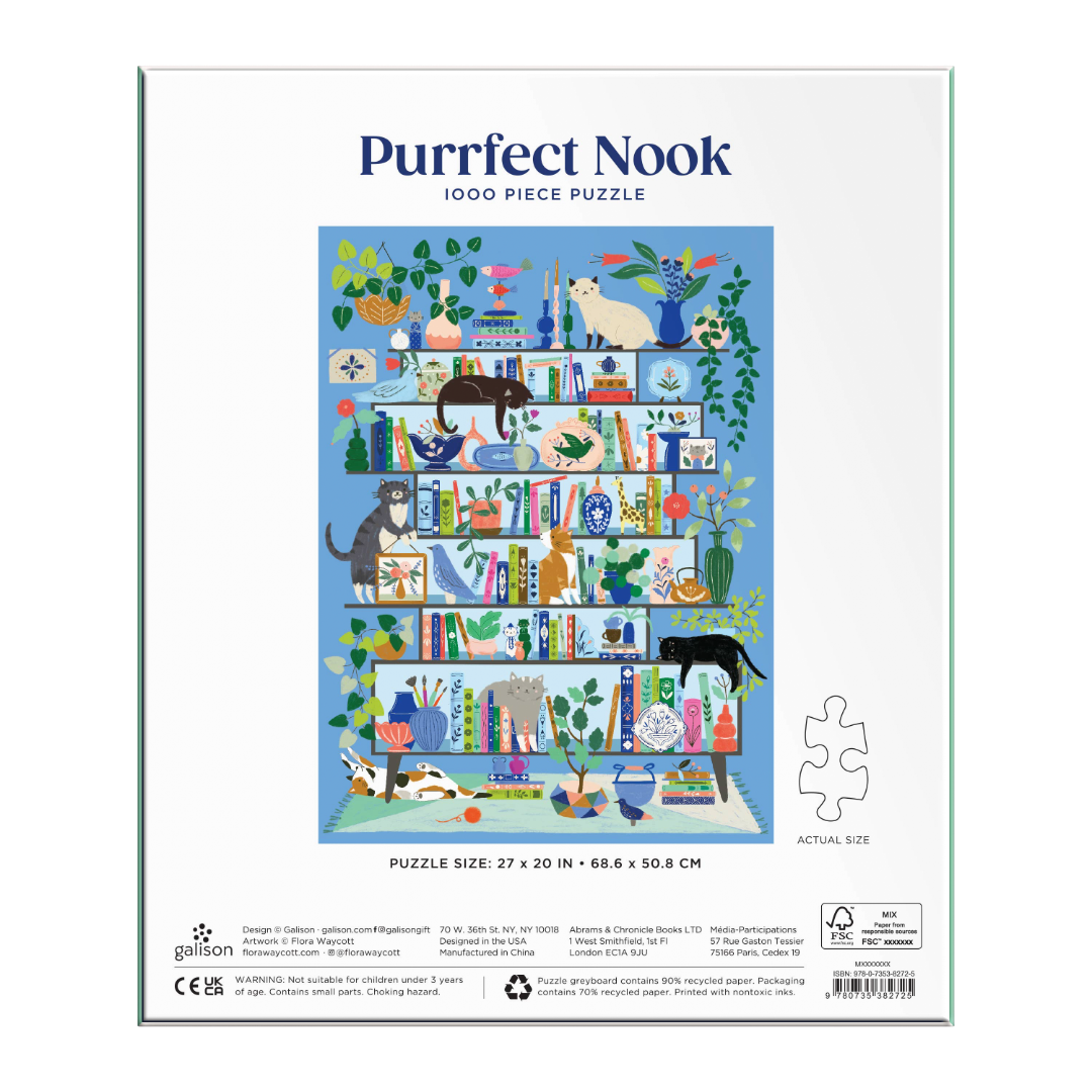 Purrfect Nook 1000 Piece Puzzle