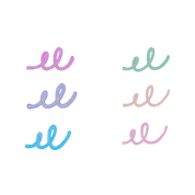 Silver Linings Outline Markers - Set of 6