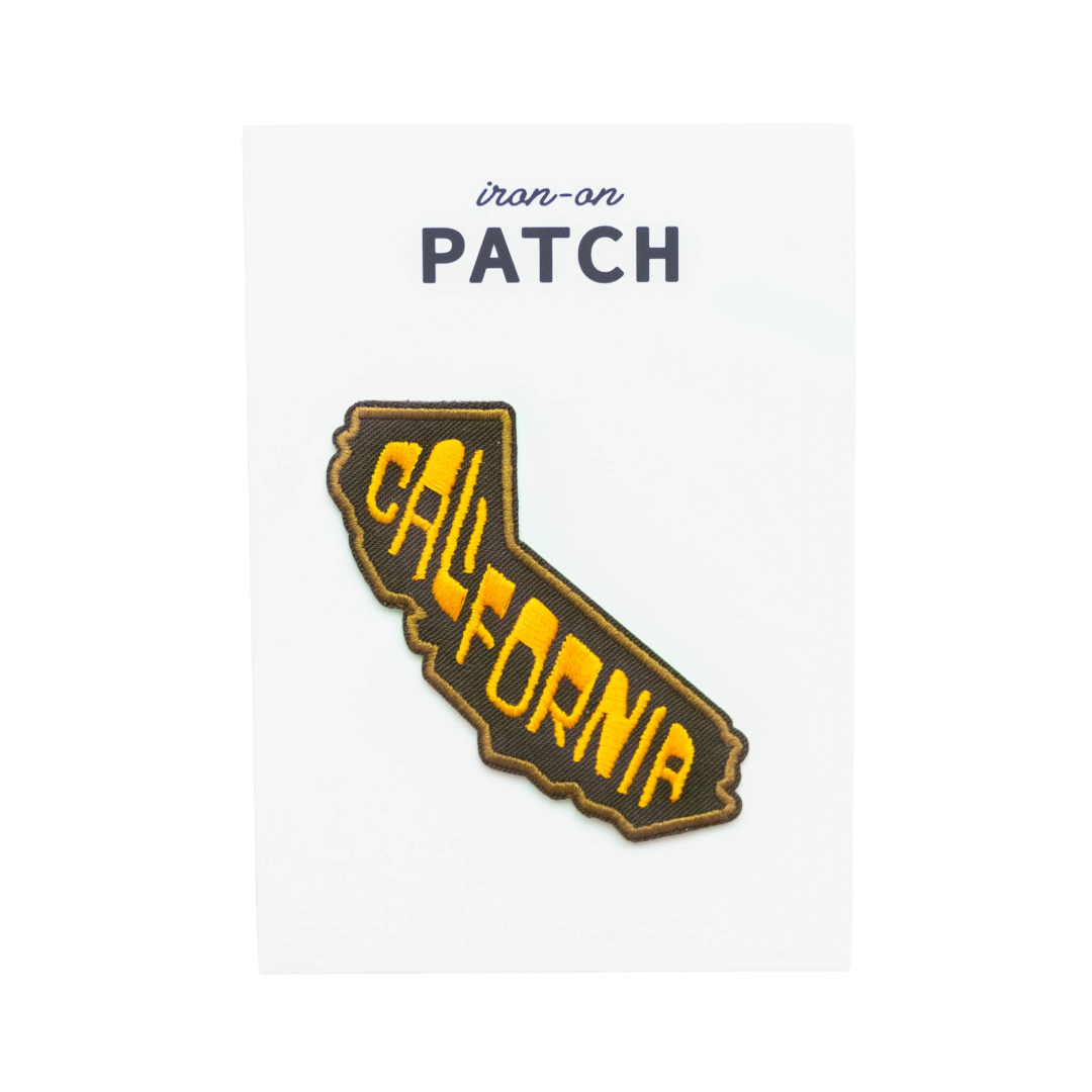 California State Embroidered Iron on Patch