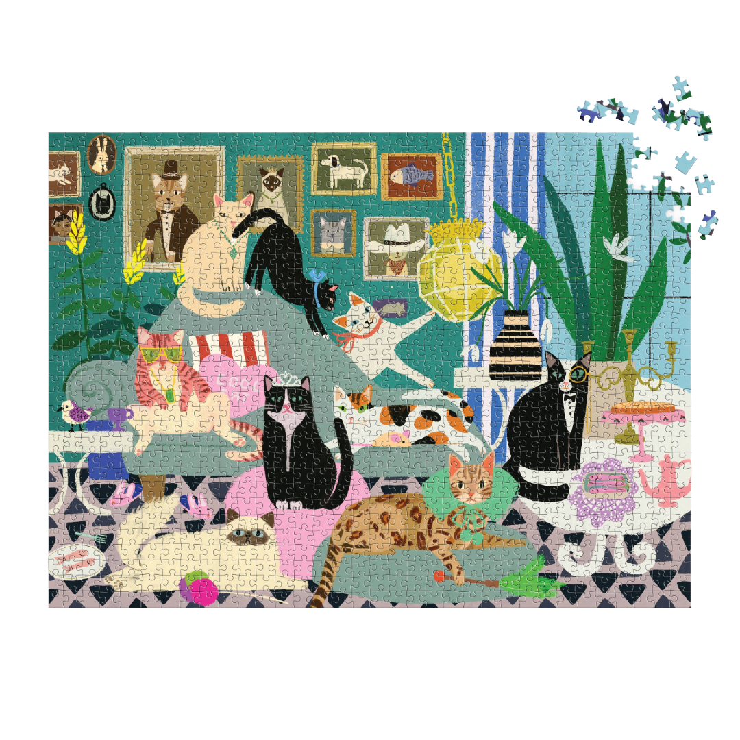 Glamour Cats 1000 Piece Puzzle
