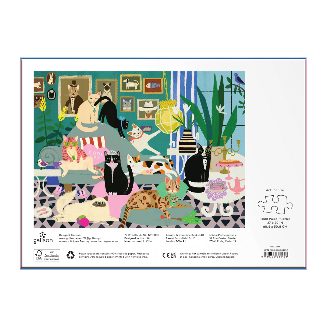 Glamour Cats 1000 Piece Puzzle