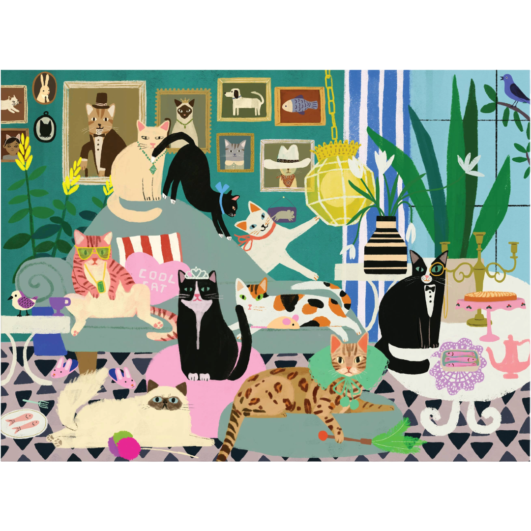 Glamour Cats 1000 Piece Puzzle