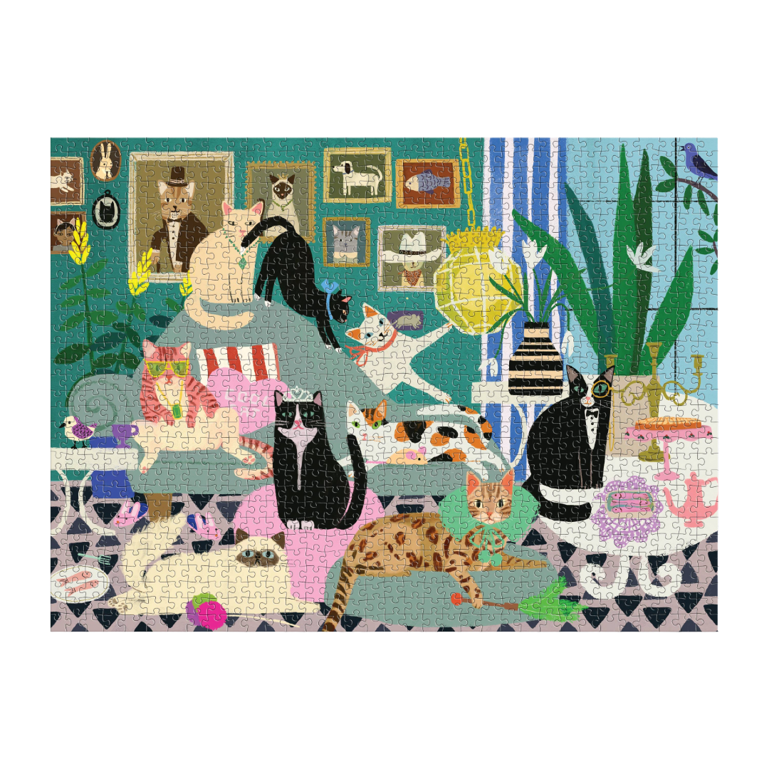 Glamour Cats 1000 Piece Puzzle