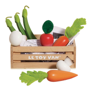 Harvest Vegetables Wooden Market Crate