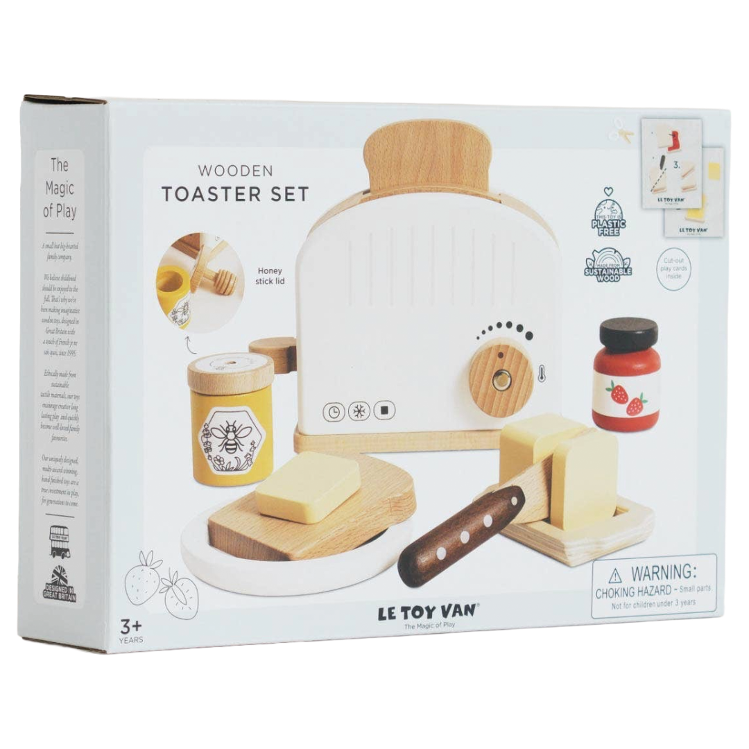 Pop-up Toaster & Breakfast Set - Wooden Toy