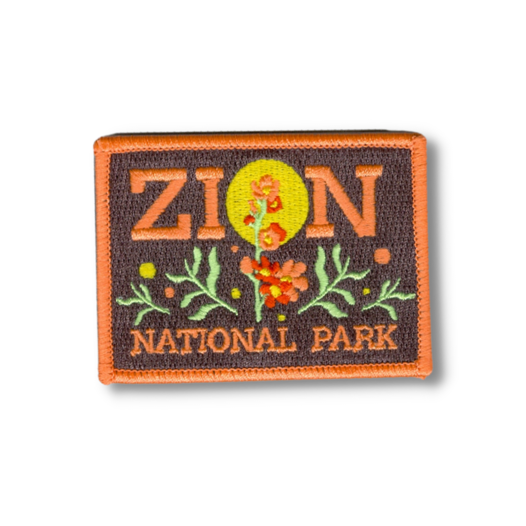 Zion National Park Wildflowers Stick-on patch