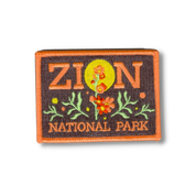 Zion National Park Wildflowers Stick-on patch