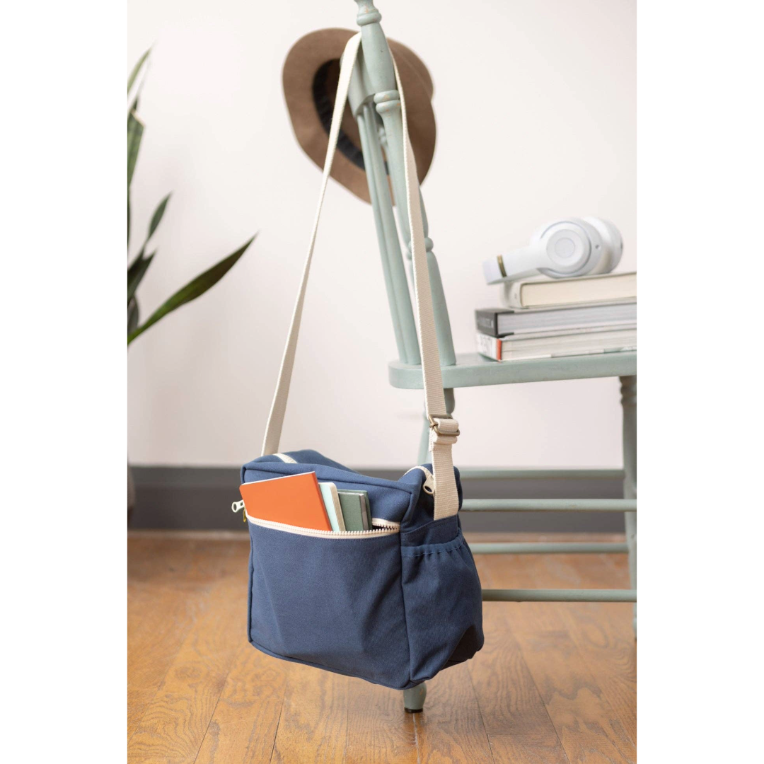 Classic Navy Crossbody Bag