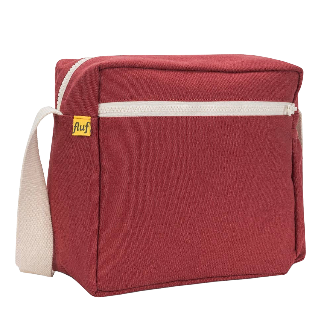 Vintage Burgundy Crossbody Bag