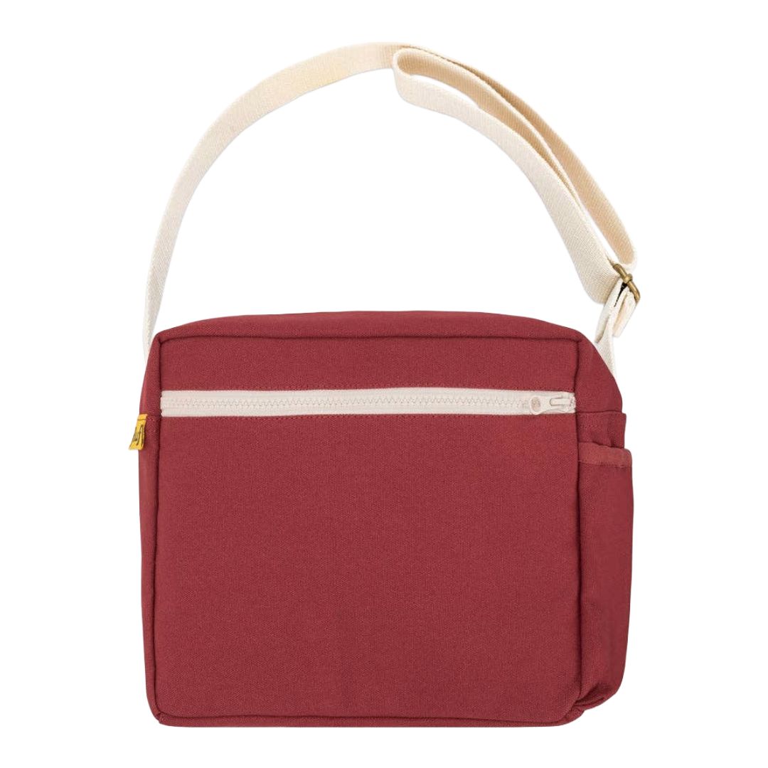 Vintage Burgundy Crossbody Bag